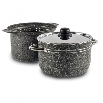 Beaver Brand Cooking Set Stone Rock Pronto Pasta 22