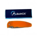 Albainox Folding Knife G10 Orange - 18054