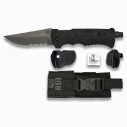 K25 Rui Black Folding Knife 9.5 cm - 19587